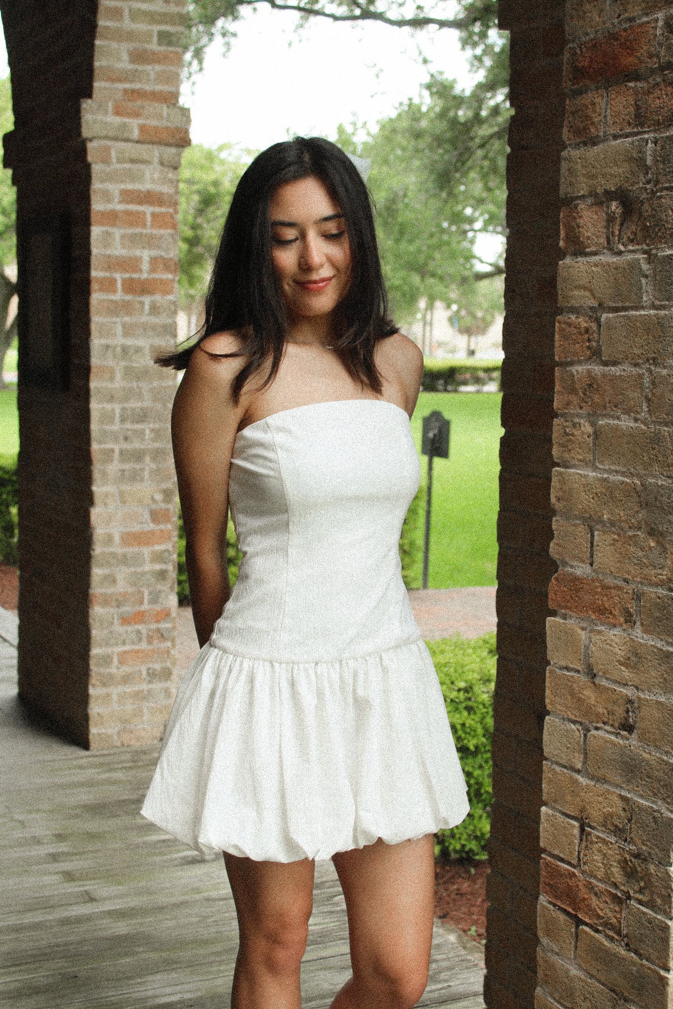 Bridal Bubble Mini Dress