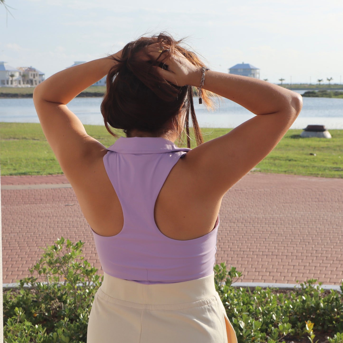 Lavender Tennis Top