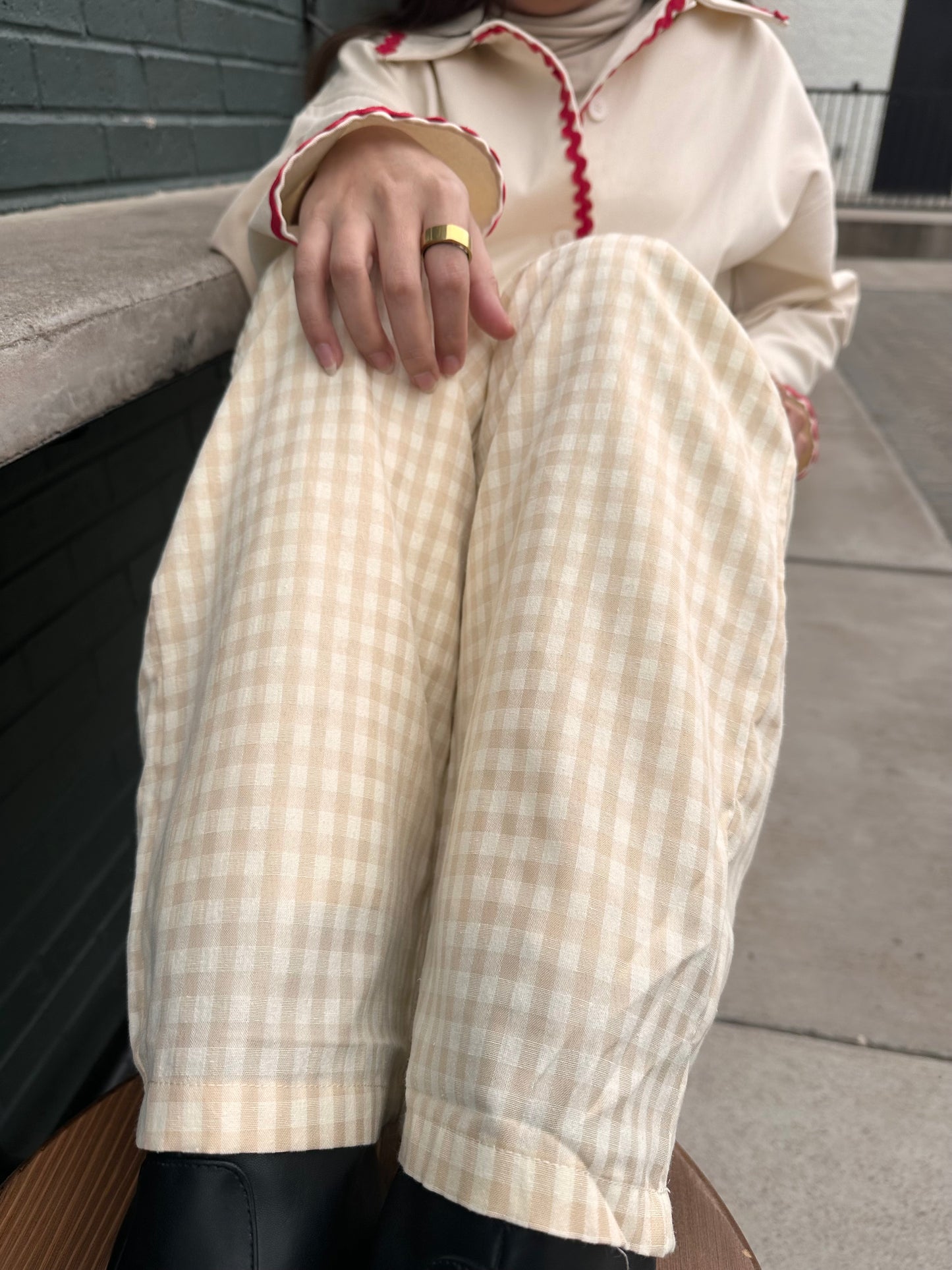 Spring Fling Gingham Pants