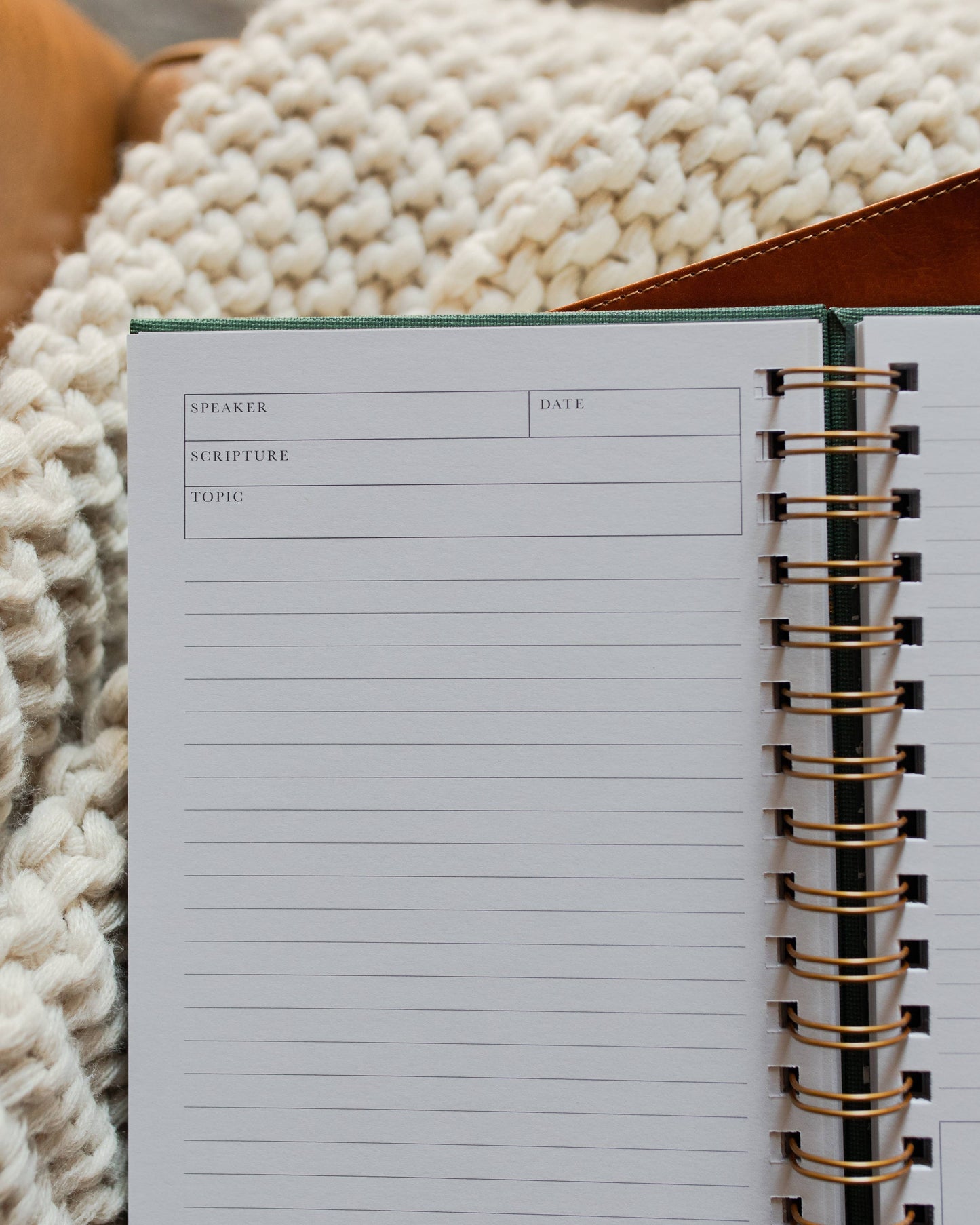 Notes Journal Green Floral