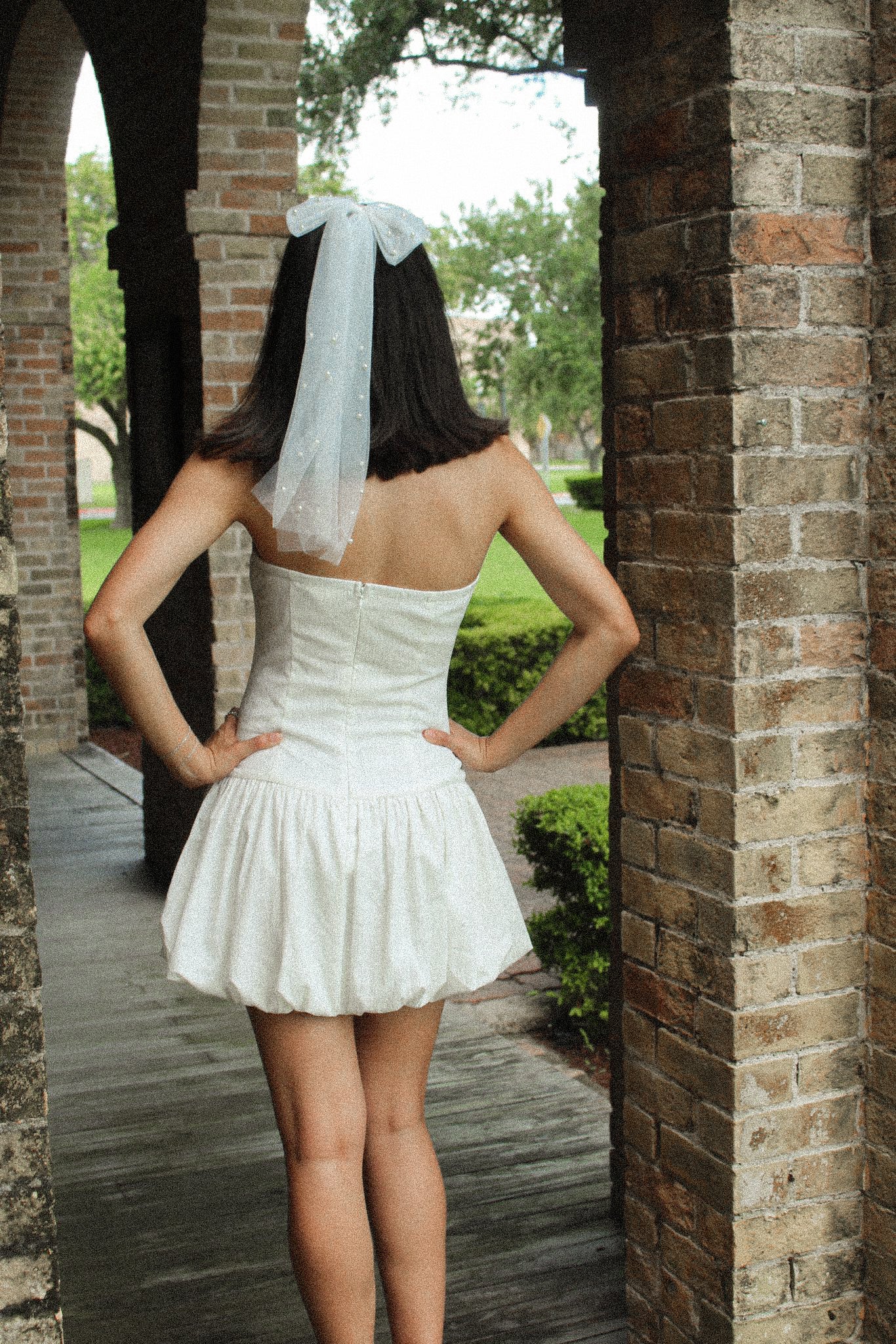 Bridal Bubble Mini Dress