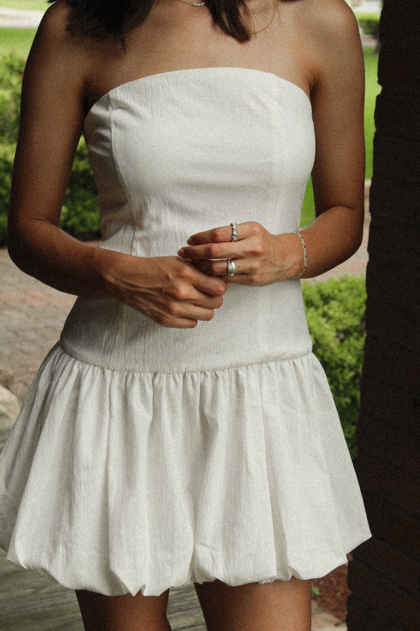 Bridal Bubble Mini Dress