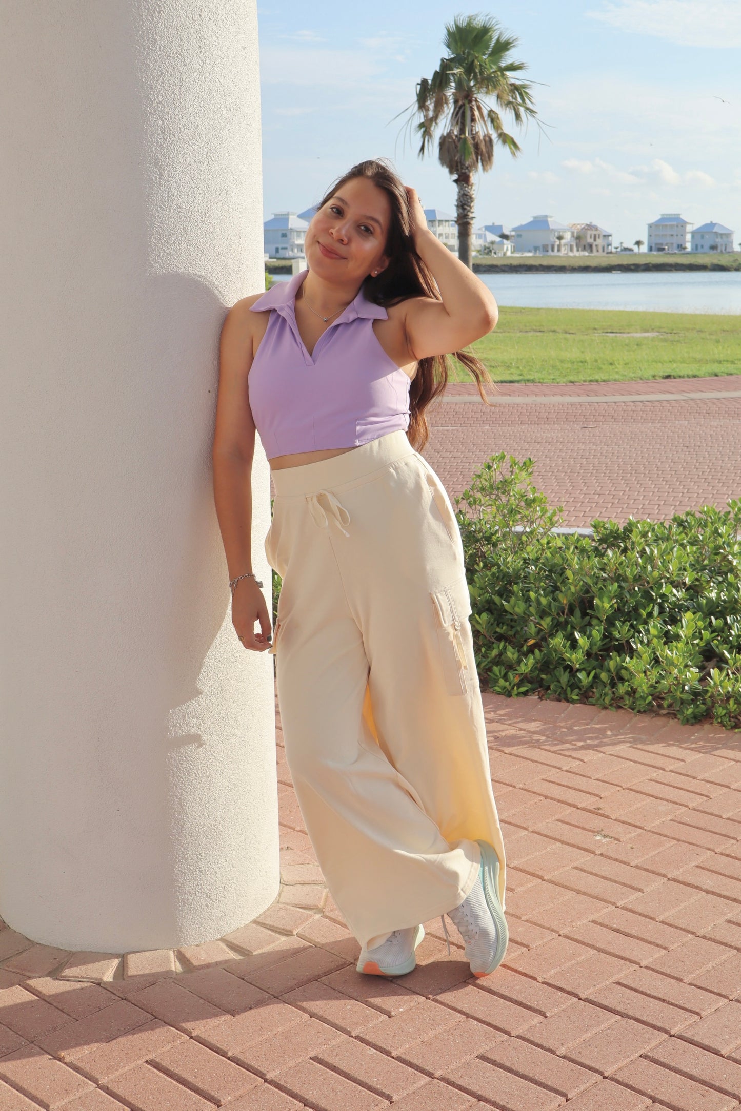 Lavender Tennis Top