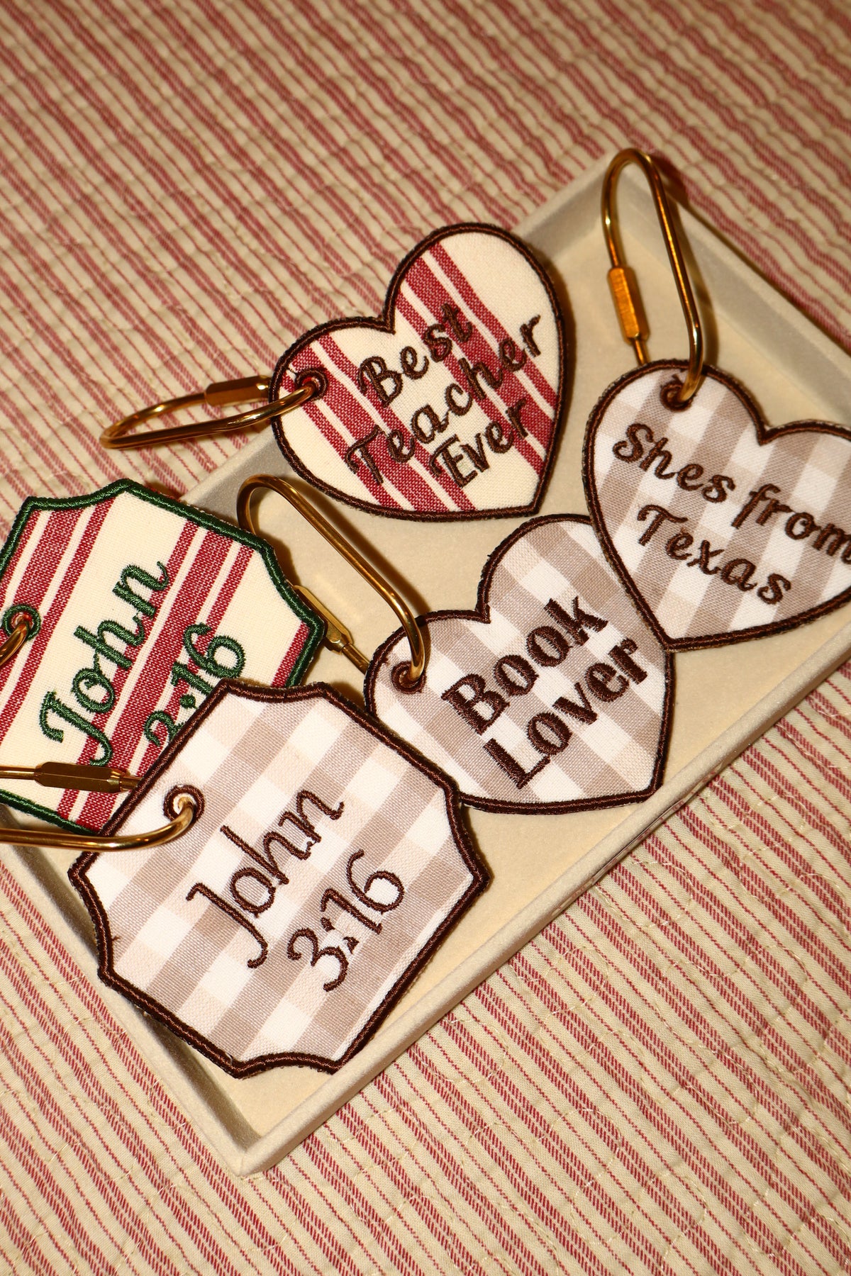 Sayings & Verses Embroidered Tags