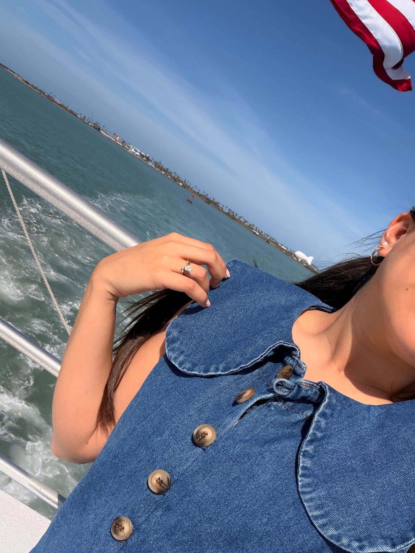 Delilah Denim Top