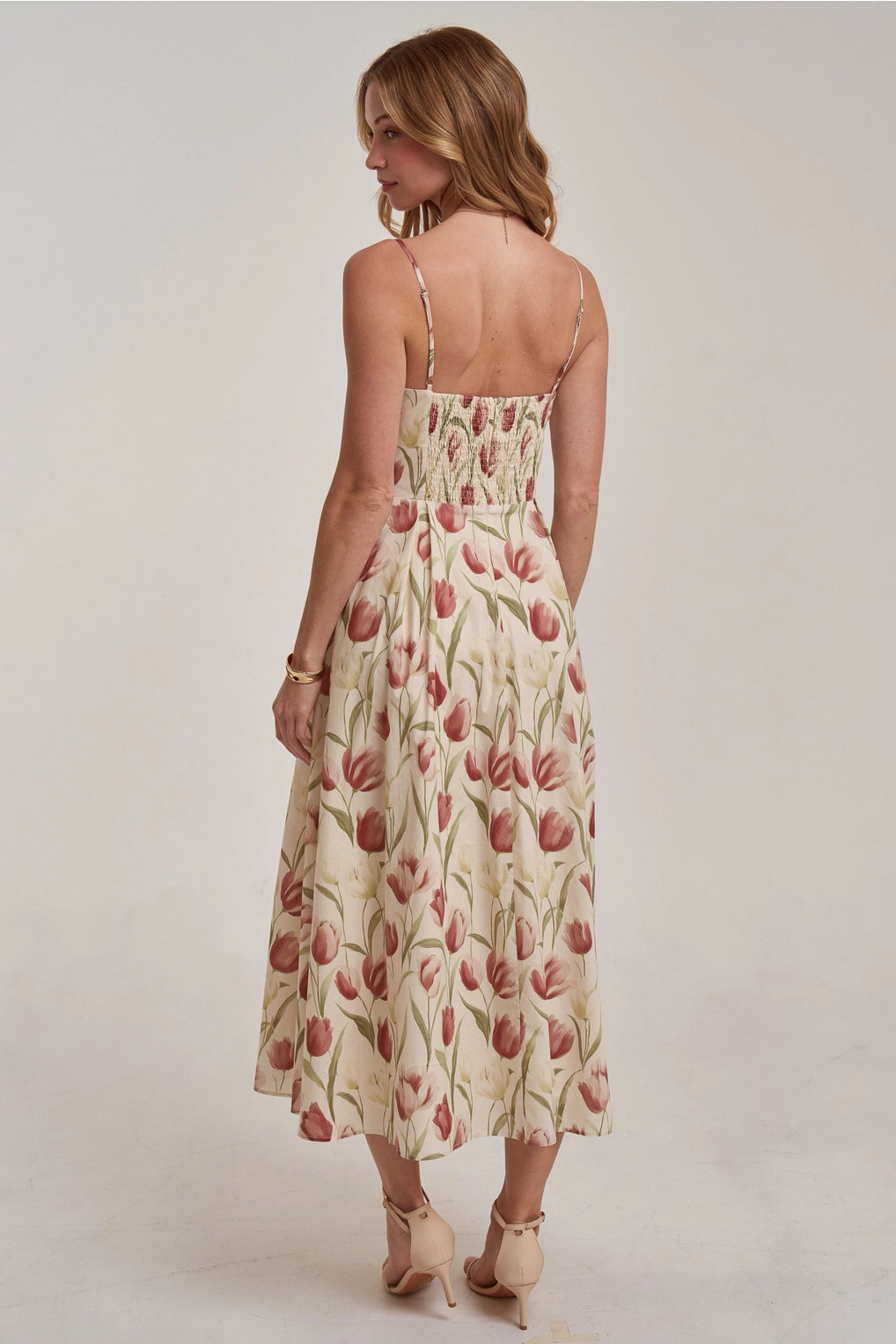 Tulip Field Midi Dress