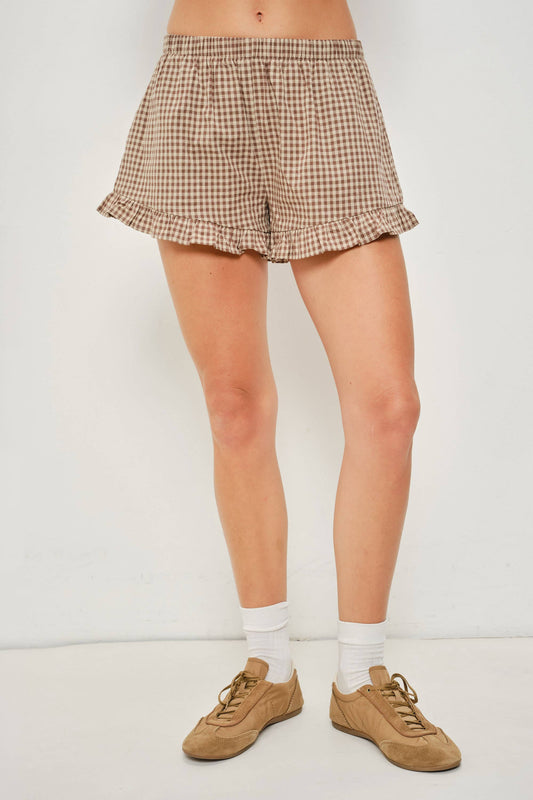 GINGHAM SHORTS
