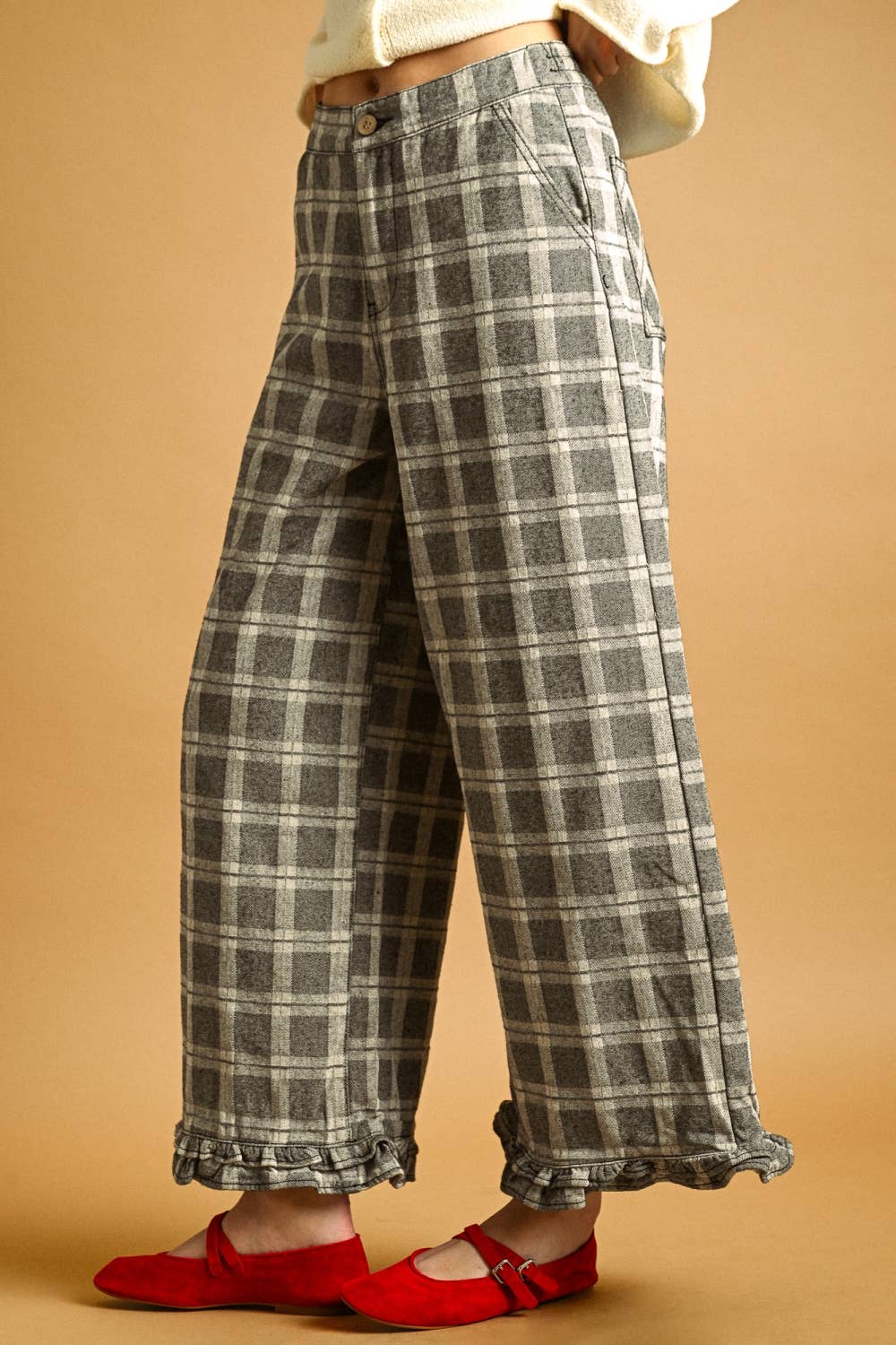 RAY RUFFLE PANTS