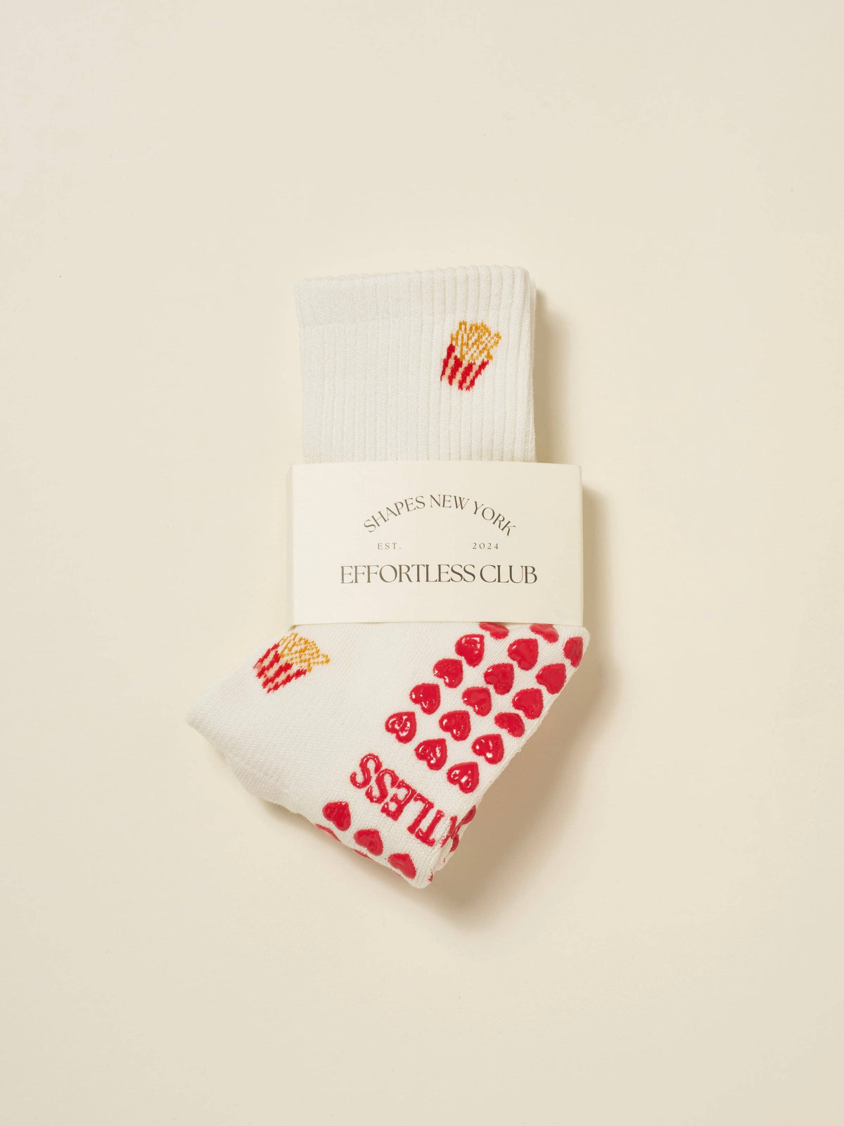 French Fries Grip Socks