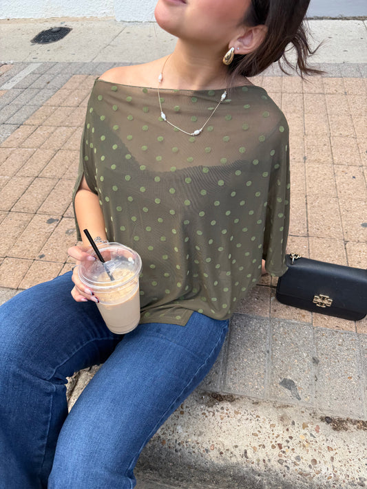 DANI MESH PONCHO