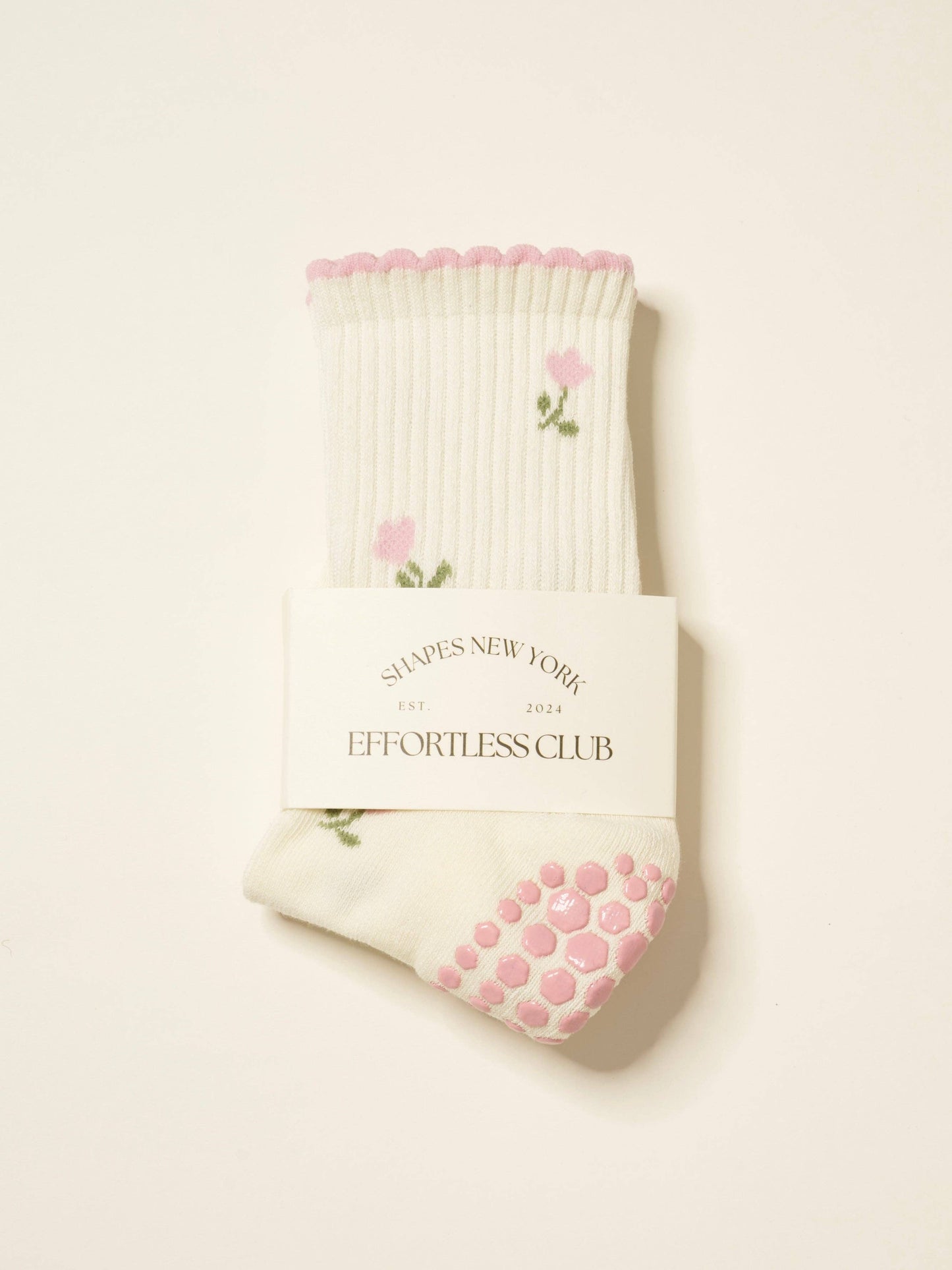 🌷 Tulip Petal Grip Sock, Pilates Socks