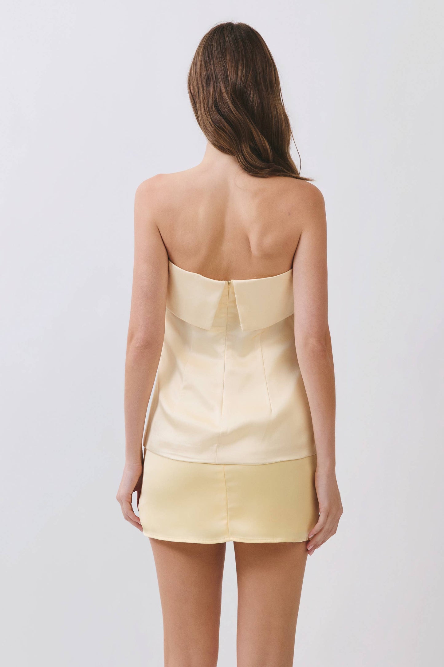 Tulip Strapless Foldover Top