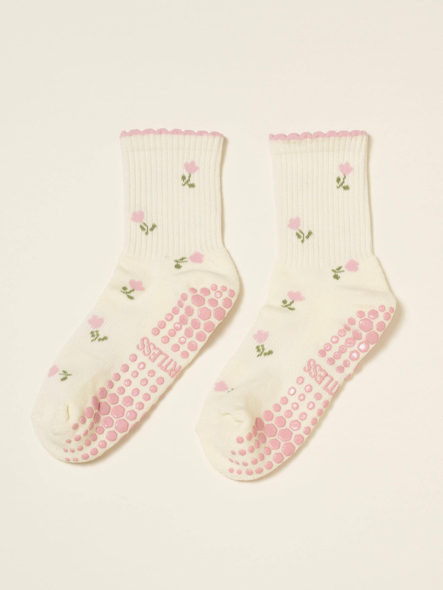 🌷 Tulip Petal Grip Sock, Pilates Socks