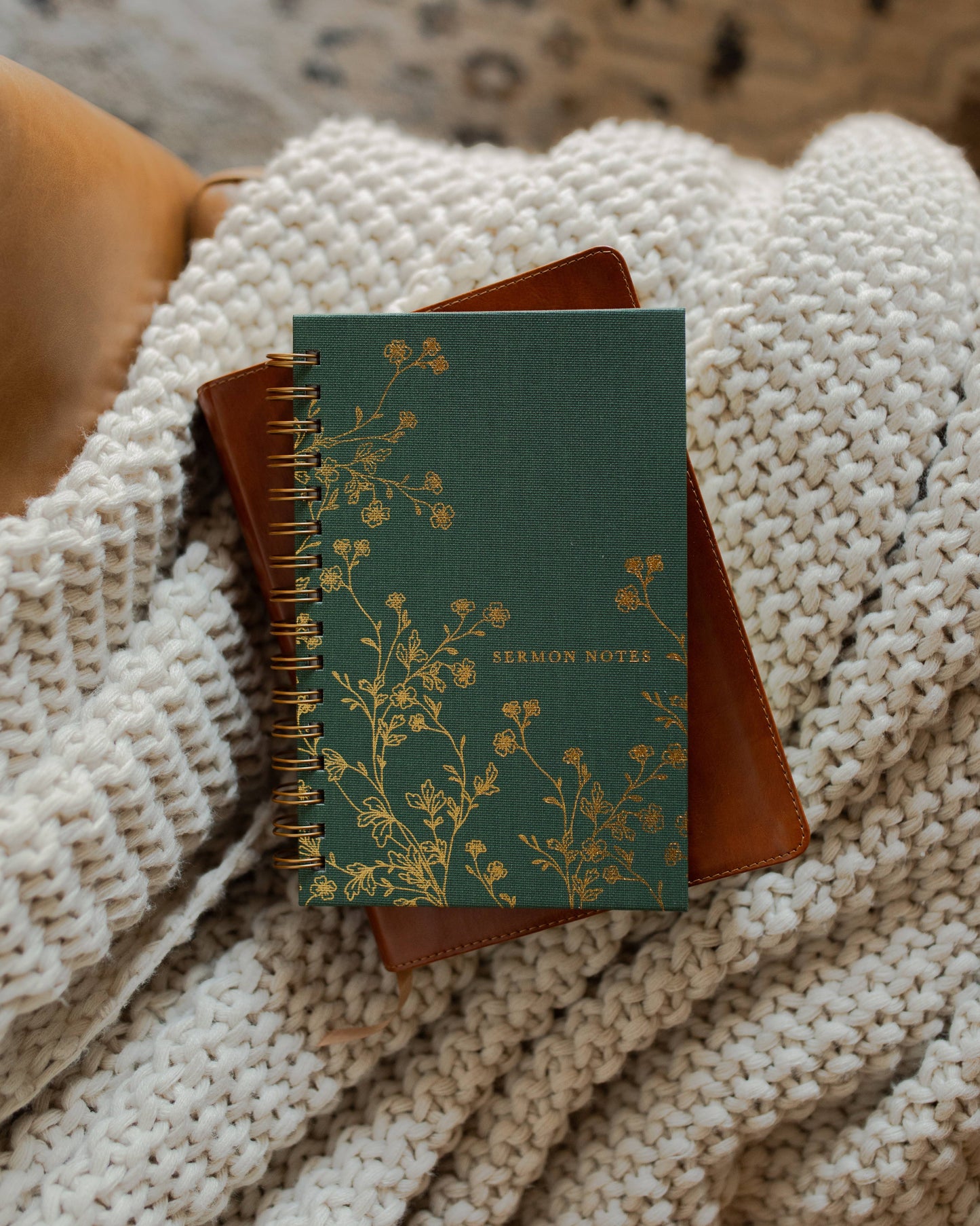 Notes Journal Green Floral