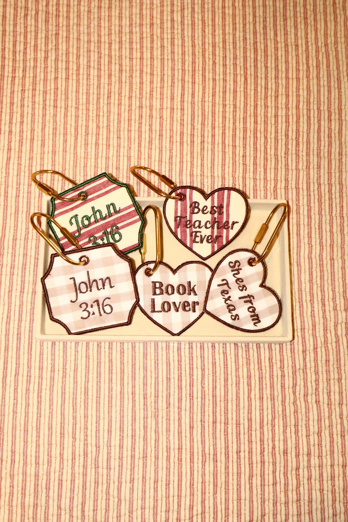 Sayings & Verses Embroidered Tags