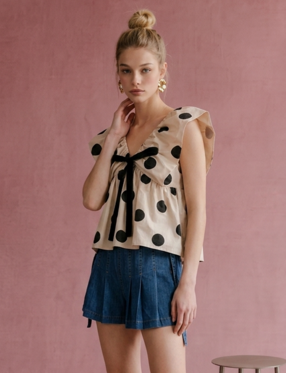 Tae Polka Dot Top