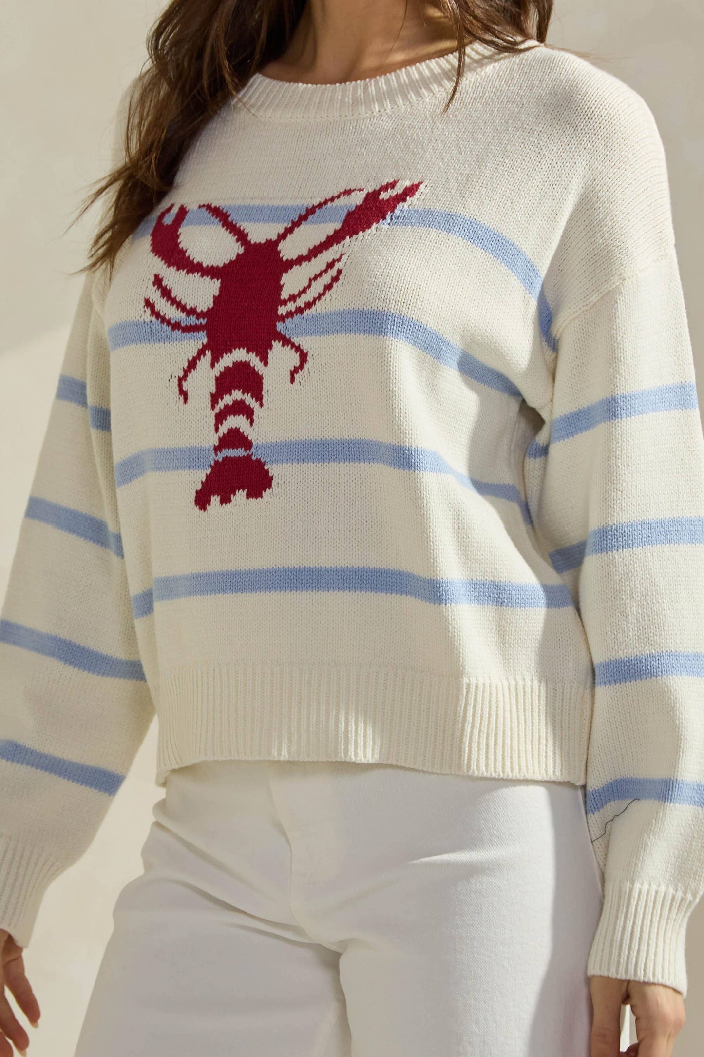 Striped Lobster Sweater