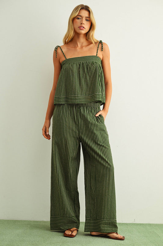 Issi Striped Print Pants
