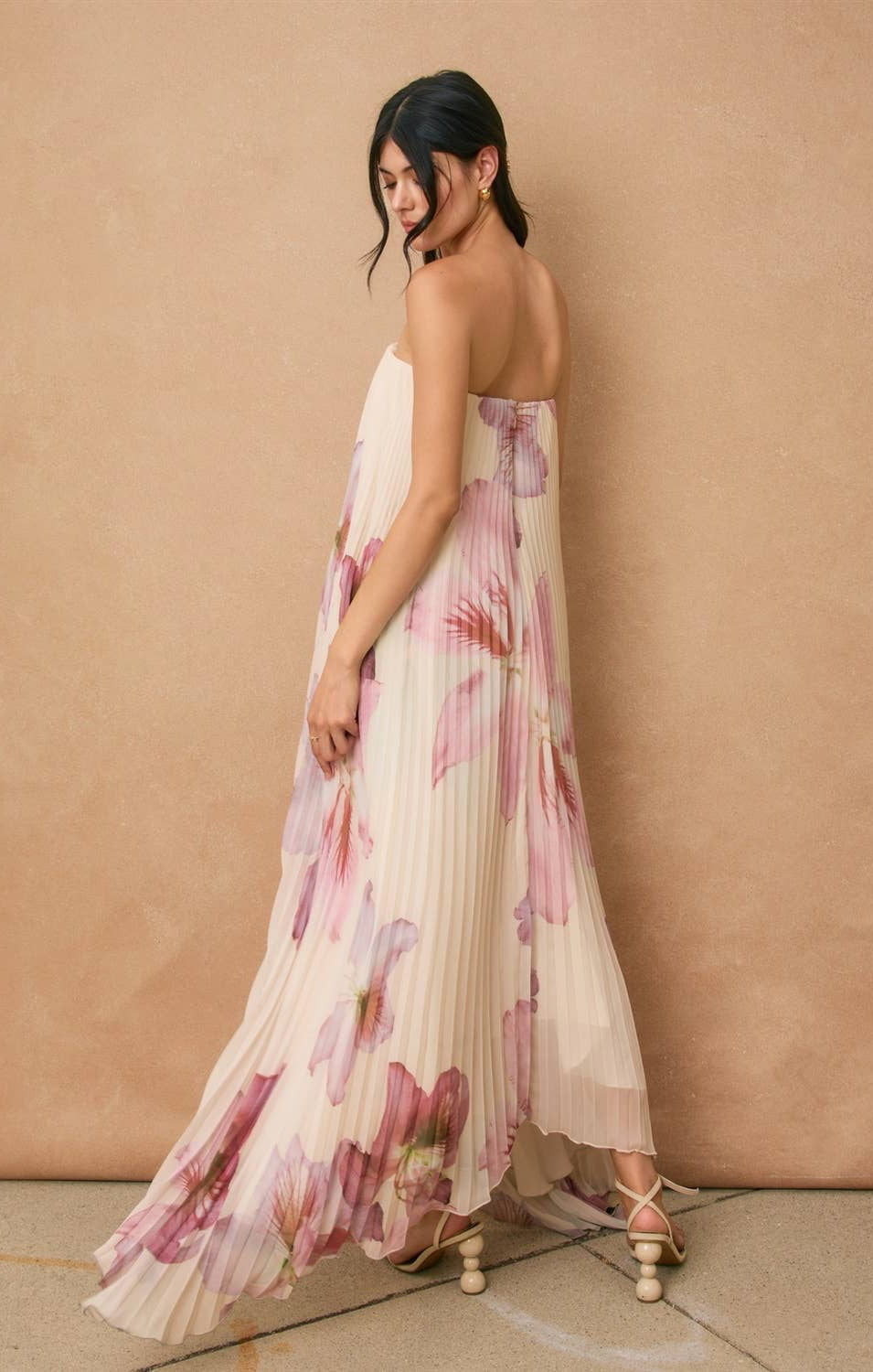 Leila Pleated Maxi Dress
