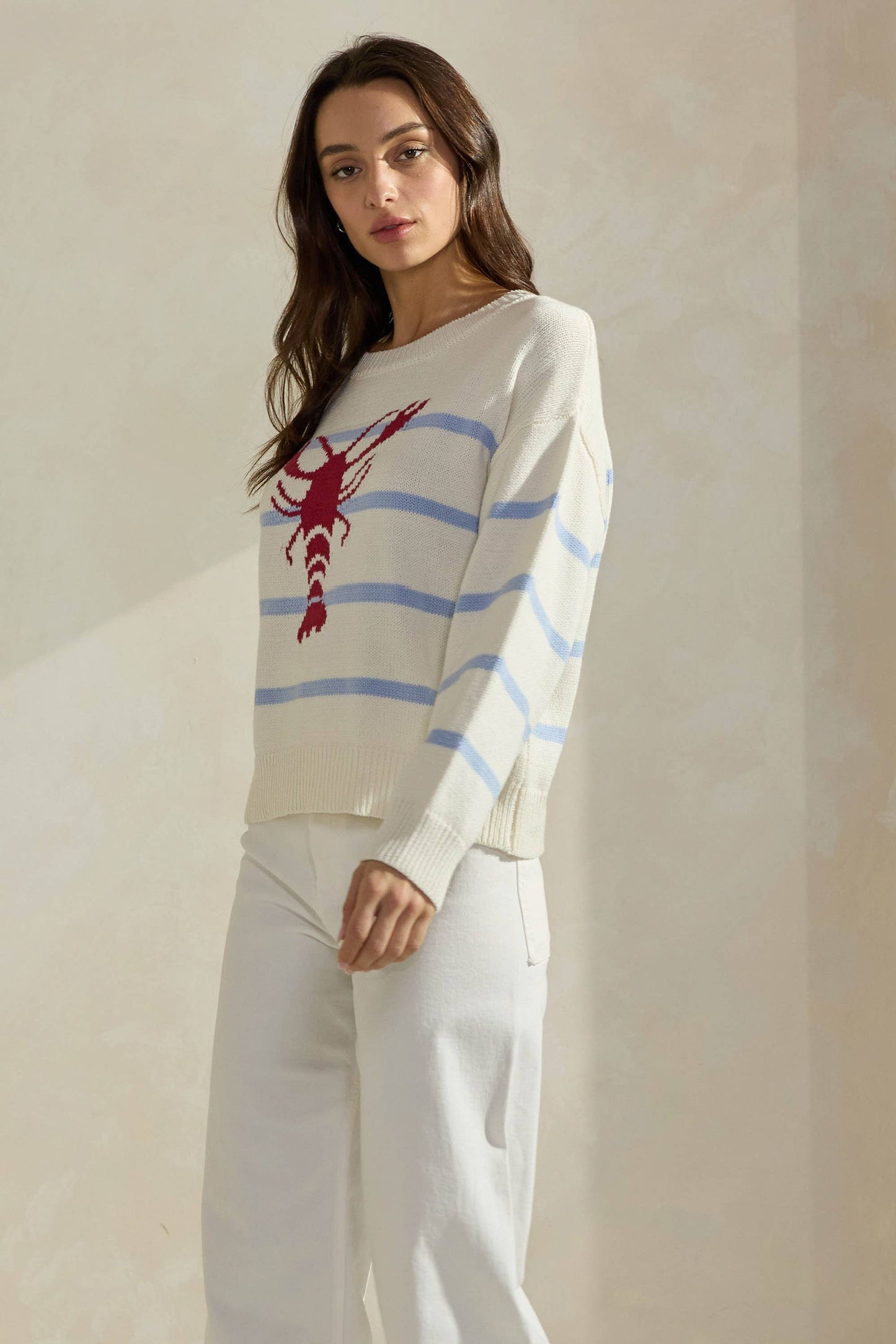 Striped Lobster Sweater