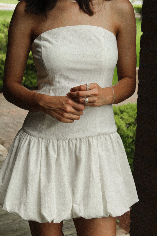 Bridal Bubble Mini Dress