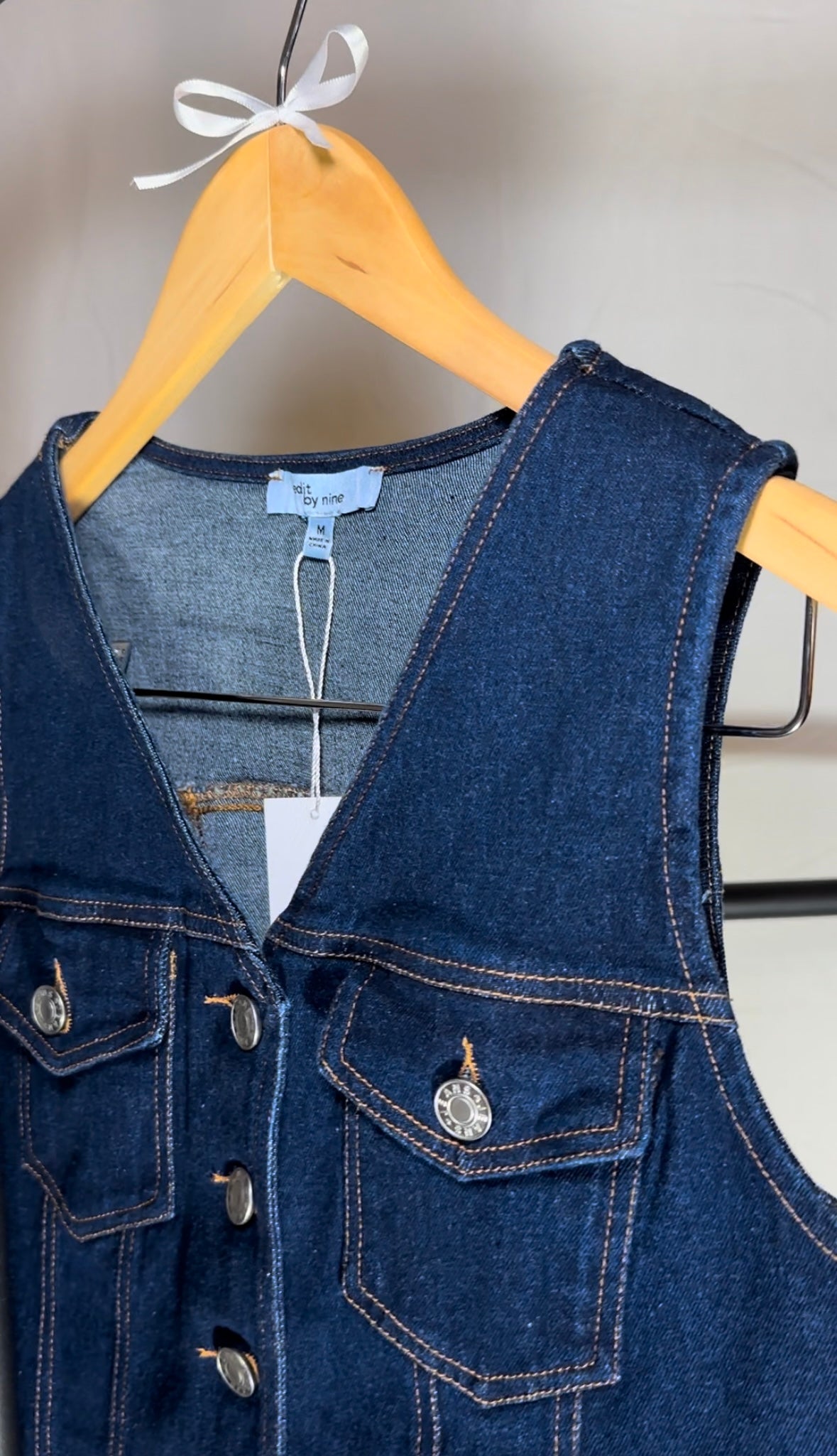 Dove Denim Vest