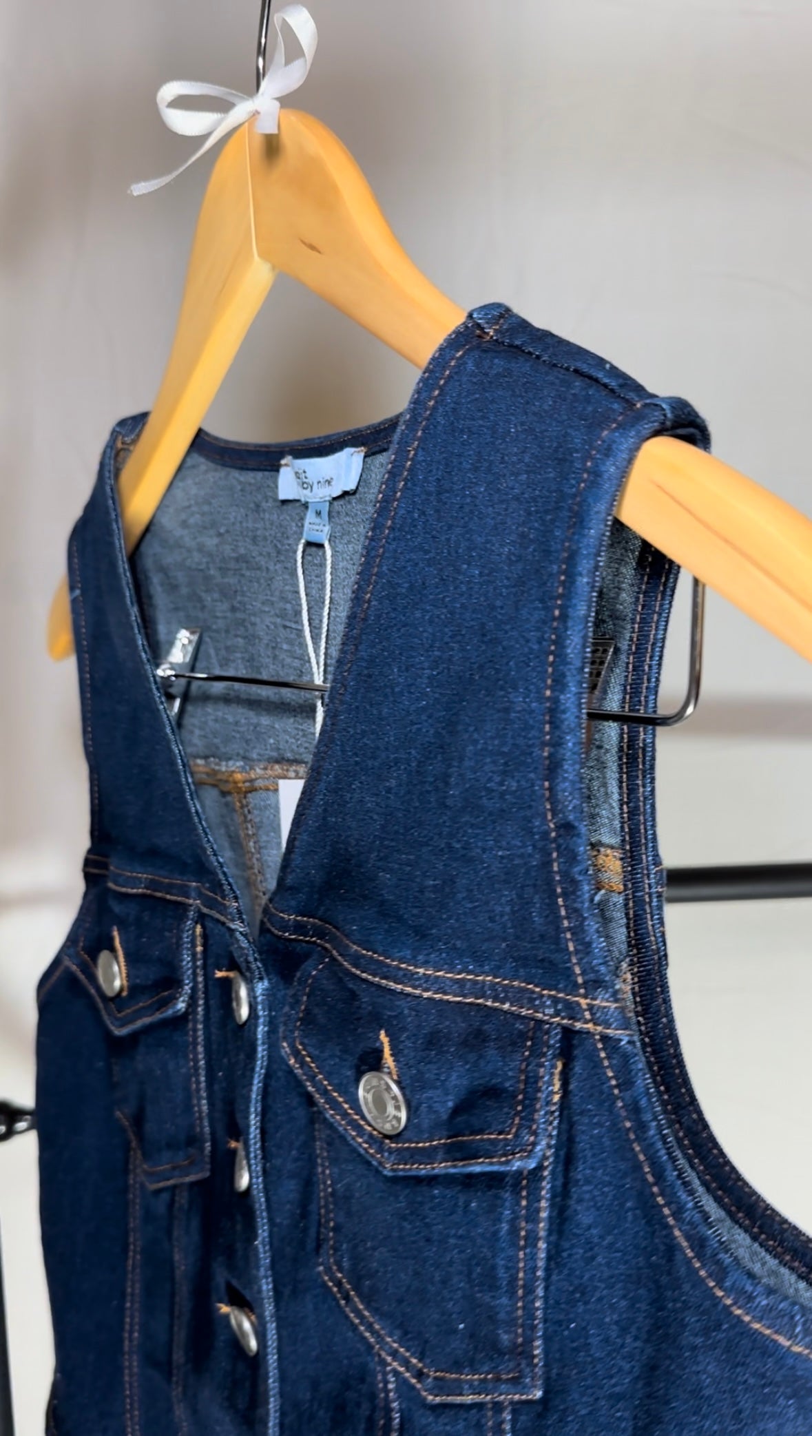 Dove Denim Vest