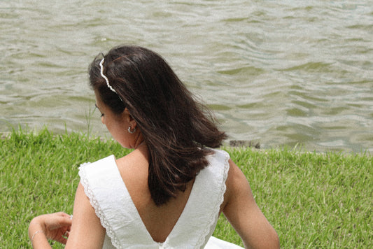 Bridal Cottage Core Midi Dress