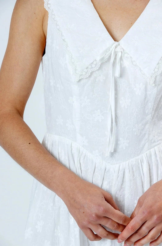Bridal Cottage Core Midi Dress