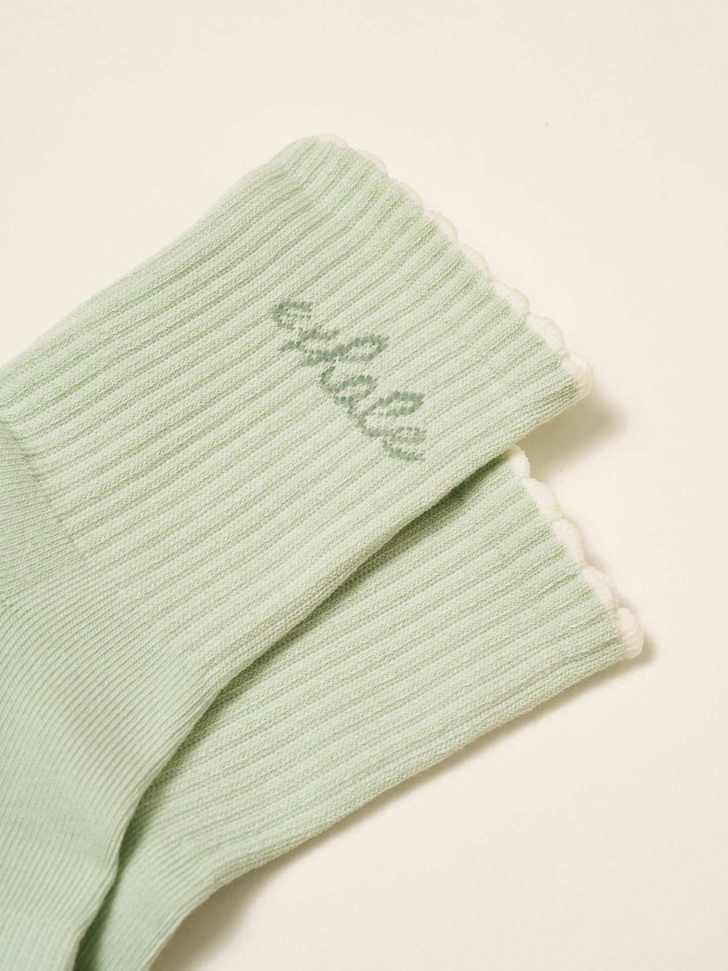🧘🏼‍♀️ Inhale Exhale Grip Sock [Mint Green], Pilates Socks