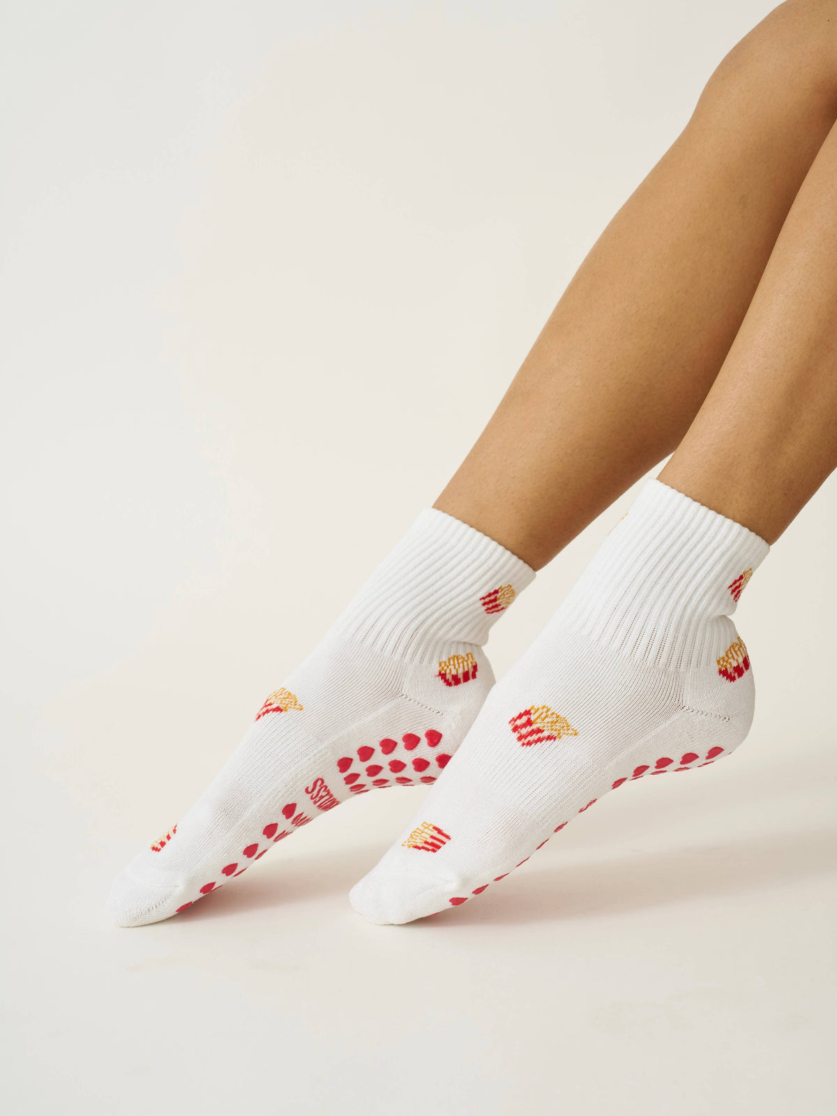 French Fries Grip Socks